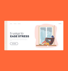 Way To Ease Stress Landing Page Template Young