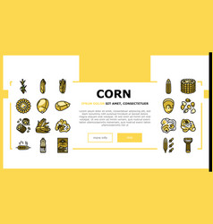 Corn Maize Green Cob Sweet Landing Header