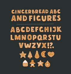 Cookie Font With Chocolate Chips Full Alphabet