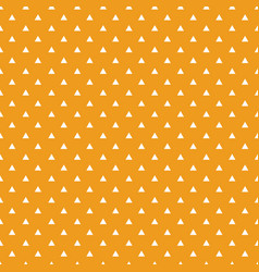 Orange And White Seamless Triangles Pattern