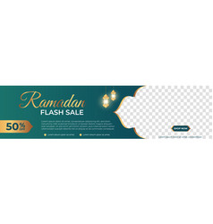 Ramadan Sale Banner Template Modern Social Media