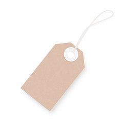 Brown Blank Kraft Paper Hang Price Tag