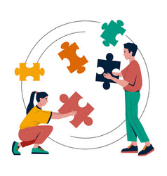 Business Collaboration Man And Woman Teamwork