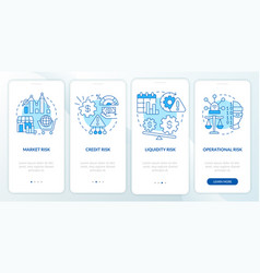 Risk Categories Blue Onboarding Mobile App Screen