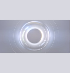 White Round Light Effect On Gray Background