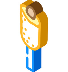 Meat Corn Dog Isometric Icon