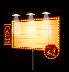 Blank Illuminated Billboard Poster