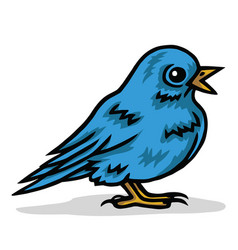 Twitter Bluebird Blue Baby Bird Cartoon