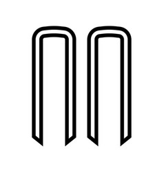 Garden Stakes Tool Line Icon