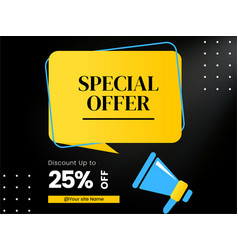 Special Offer Icon Design 25 Percent Off