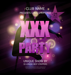 Strip Club Party Poster