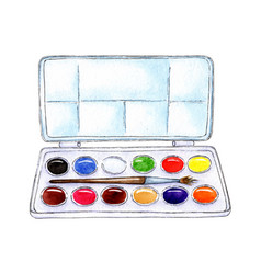 Watercolor School Paints Aquarelle For Drawing