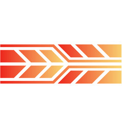 Abstract Chevron Orange Gradient Cyber Technology