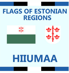 Flag Of Estonian Region Hiiumaa