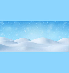 3d Natural Winter Christmas Background