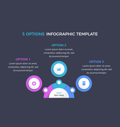 Infographic Template With 3 Options