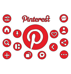 Pinterest Social Networks Color