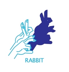 Shadow Hand Puppet Rabbit