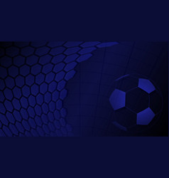 Soccer background in blue colors Royalty Free Vector Image