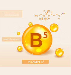 Vitamin B5 Concept