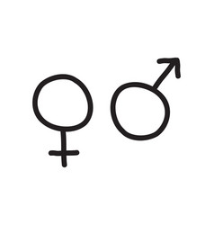 Man And Woman Venus And Mars Sign