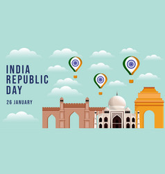 India Republic Day 26th January Celebration Banner