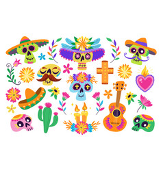 Mexican Dia De Los Muertos Cliparts