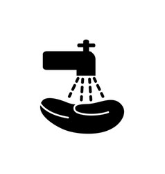 Washing Hands Under Tap Water Icon