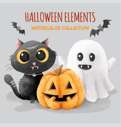 Watercolor Halloween Collection