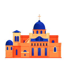 Church Of The Holy Sepulcher - Flat Design Style