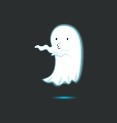 Cute ghost single 1 Royalty Free Vector Image - VectorStock