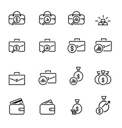 Data Finance Icon Set