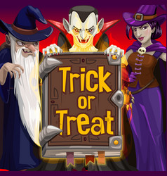 Halloween Dracula Witch Wizard And Spellbook