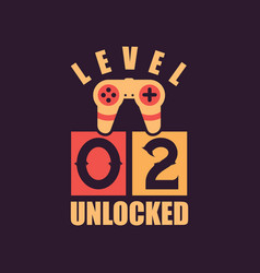 Level 2 Unlocked 2nd Birthday For Gamers