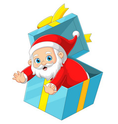 Santa Claus Is Surprising Someone In A Big Gift