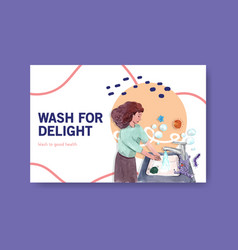 Facebook Template With Global Handwashing Day