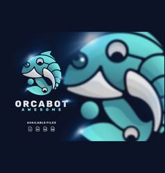 Orca Robot Logo