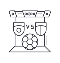 Score Line Icon Outline Symbol