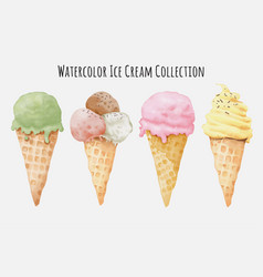 Watercolor Ice Cream