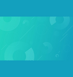 Geometric Abstract Blue Cyan Background