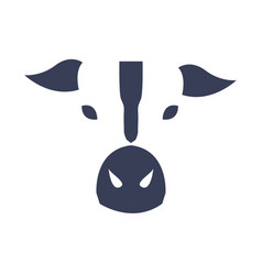 Head Cows Modern Icon Logo