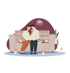 Romantic Couple At Home Concept