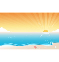 Summer sand beach background Royalty Free Vector Image