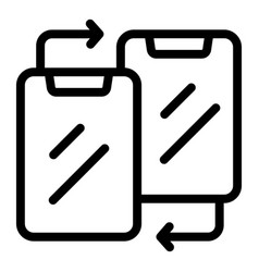 Traffic Data Share Icon Outline Logistics