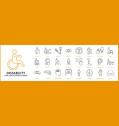 Dissability Icon Set