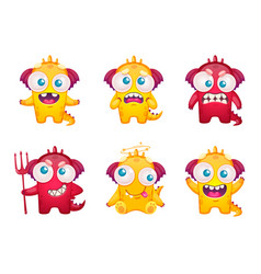 Funny Tailed Monsters Set