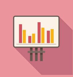 Graph Comparison Icon Flat Compare