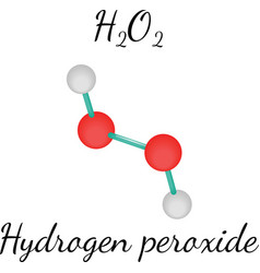 H2o2 Hydrogen Peroxide Molecule