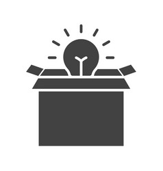 Think Out Of The Box Icon Image