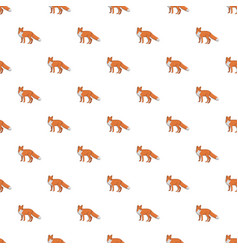 Cute Fox Pattern Seamless